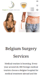 Mobile Screenshot of belgiumsurgeryservices.com
